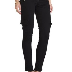 True religion black casey jeans cargo 25 skinny